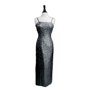 Modern Maids Collection Shimmer Spaghetti Strap Evening Gown Size 8